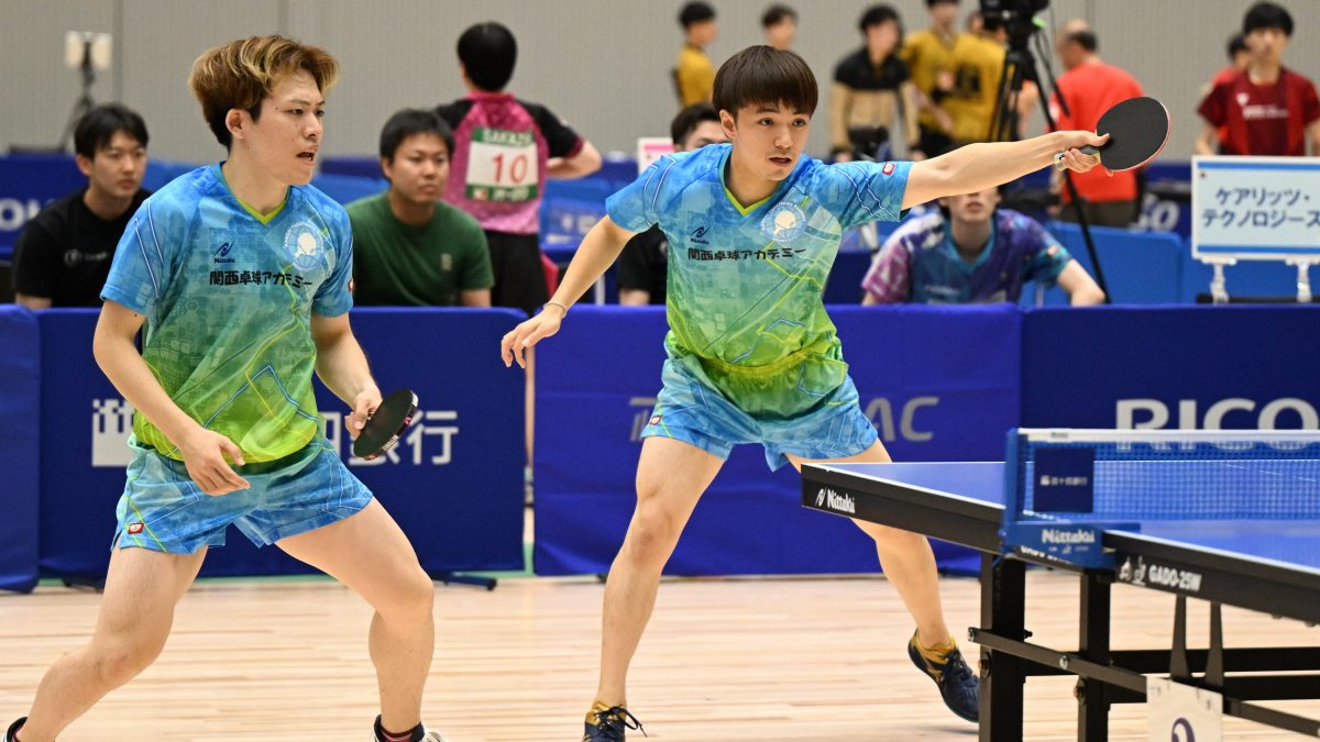 関西卓球アカデミーが唯一の無敗　21日には優勝チームが決定＜前期日本卓球リーグ2025・男子2部＞