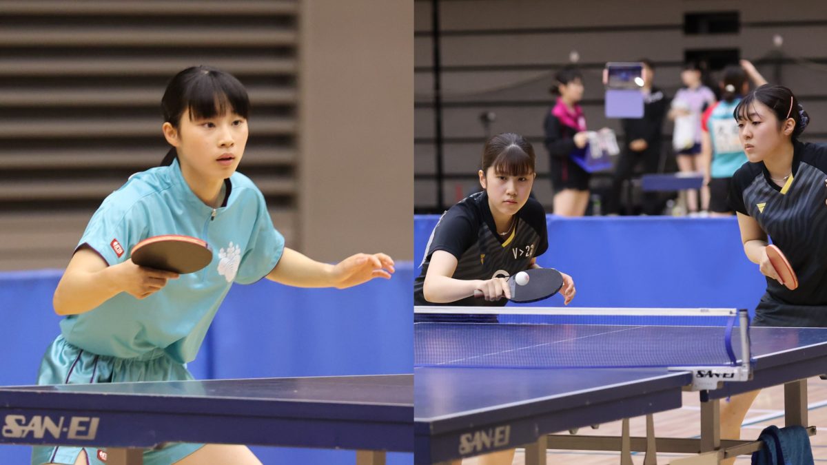 女子単は筑波大・青井さくら　複は中央大・枝廣愛/兼吉優花ペアが優勝＜関東学生卓球選手権2025・女子ランキング＞