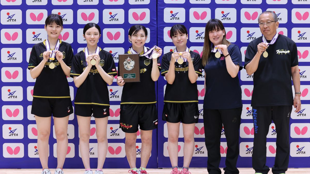 フォーネット、昨年優勝のMISCH-MASCH下し優勝＜全日本クラブ卓球選手権2025・女子一般の部＞