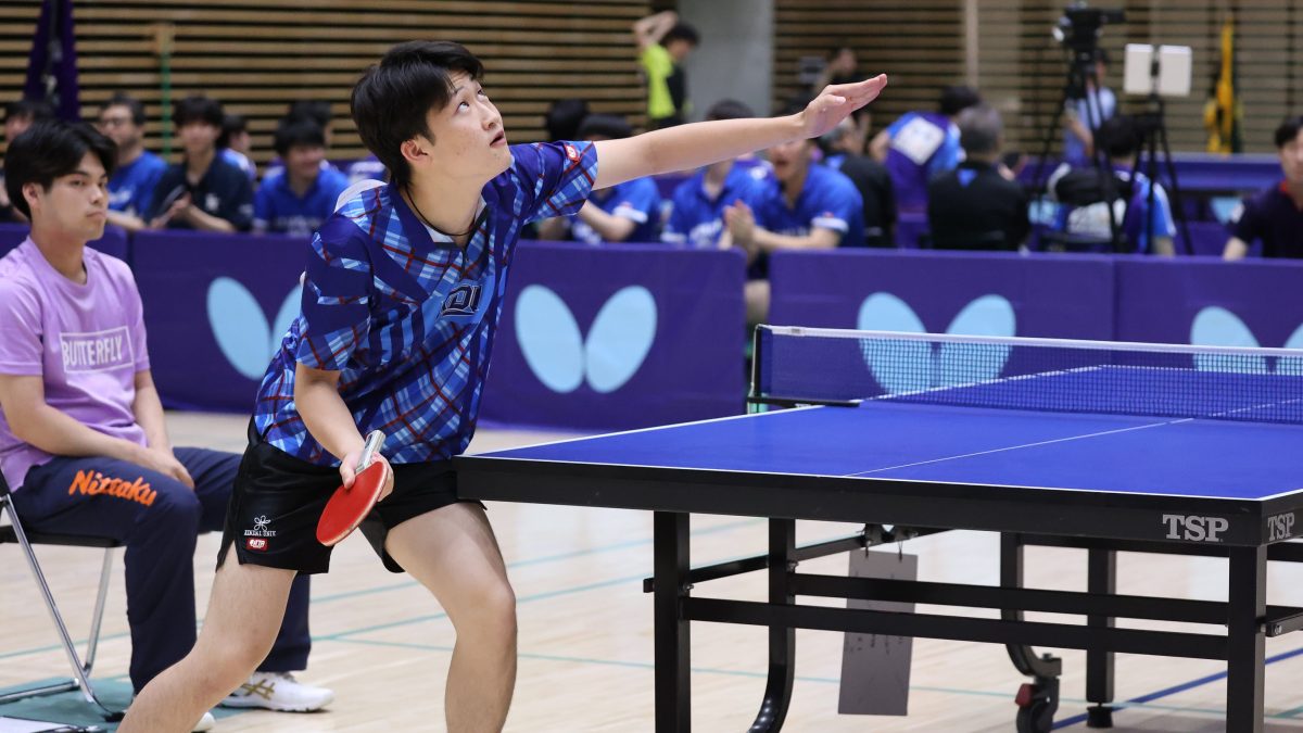 八戸工業大学、北陸大学が激戦制す　近畿大も1勝目＜卓球・インカレ2025男子2試合目結果＞