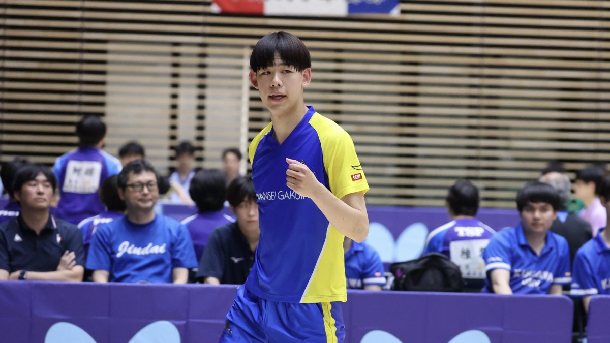 日本大学、関西学院大学ら強豪校が続々勝利＜卓球・インカレ2025男子1試合目結果＞