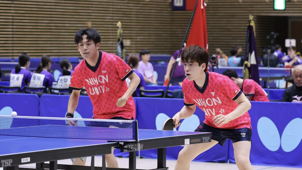 前回準V・日本大、関西王者・西坂優也（龍谷大）に1点奪われるも勝利＜卓球・インカレ2025男子3試合目結果＞