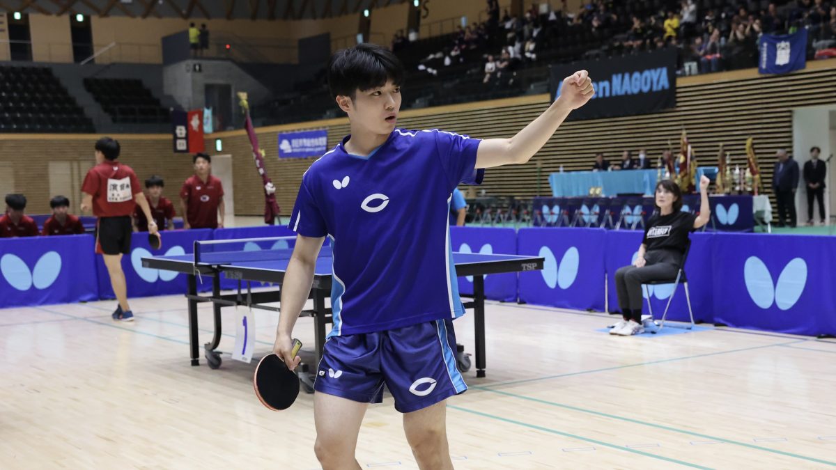 道廣晴貴「自分が活躍するしかないと思った」　小野泰和「来年・再来年も優勝できるように」＜卓球・インカレ2025男子＞