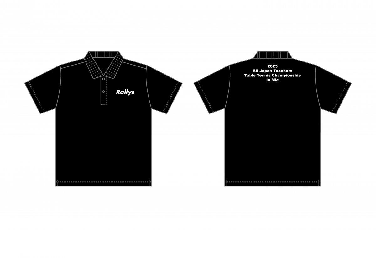 写真：Rallysオリジナルの記念ポロシャツ（ブラック）/提供：ラリーズ編集部