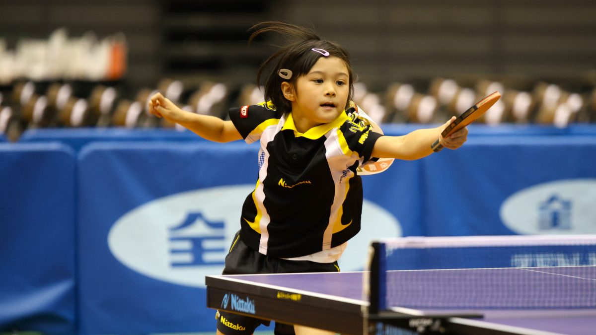 マイダス・鈴木菜月が初V　全5試合で無傷の完全優勝＜卓球・全農杯全日本ホカバ2025・バンビ女子準々決勝～決勝＞