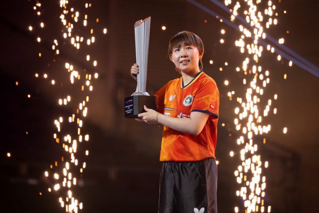 写真：朱雨玲（ジュユリン・マカオ）/提供：WTT