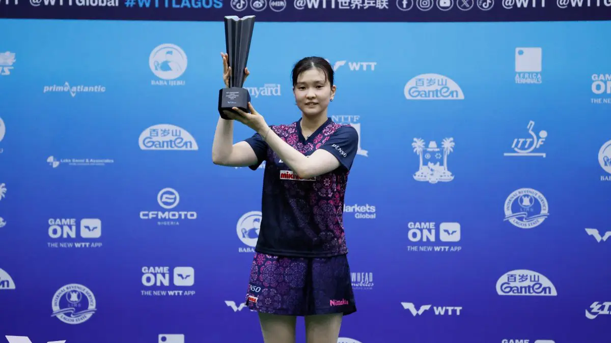 橋本帆乃香が優勝＆対外連勝記録は37に 世界ランクも14位に【卓球・WTT