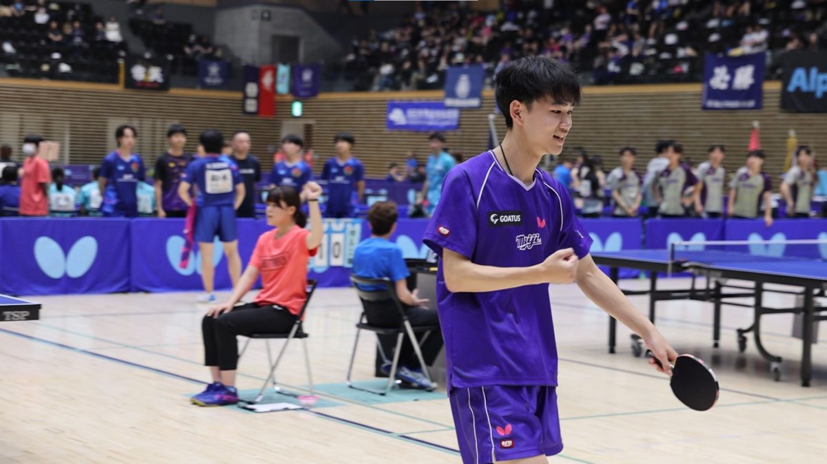 明治大学が日本大学との死闘制す＜卓球・インカレ2025男子決T1〜2回戦試合結果＞