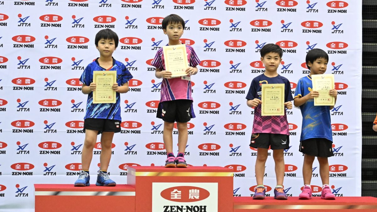 「決勝の点数は90点」植原渉がオールストレート勝利で初優勝＜卓球・全農杯全日本ホカバ2025・バンビ男子ランキング＞