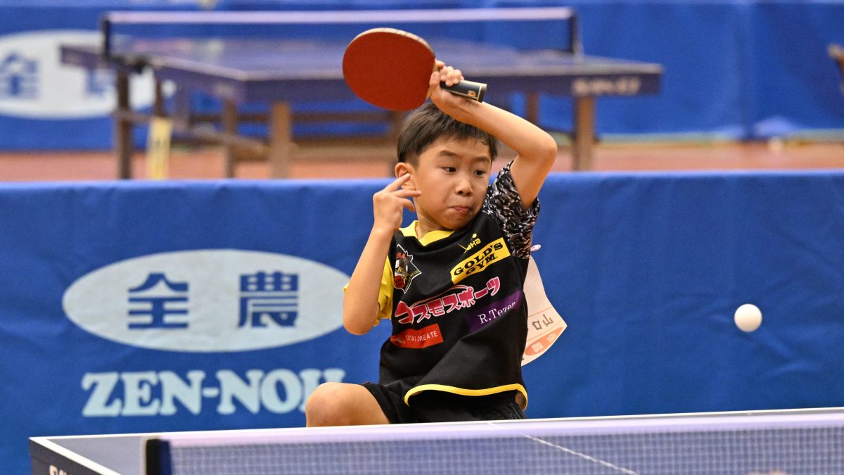 昨年準優勝の李天翔、中村虹希らが準々決勝進出＜卓球・全農杯全日本ホカバ2025・バンビ男子1～3回戦＞