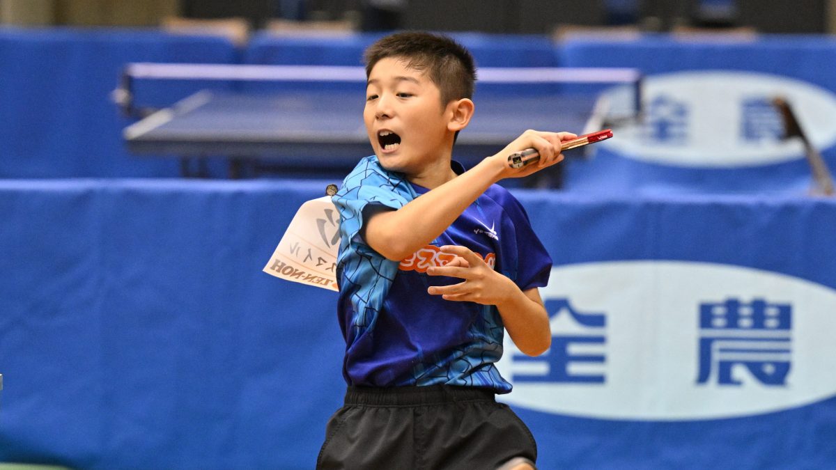 姚梓聡、尾形栄虎らがベスト8入り　髙木偉は昨年バンビ王者下す＜卓球・全農杯全日本ホカバ2025・カブ男子1～3回戦＞