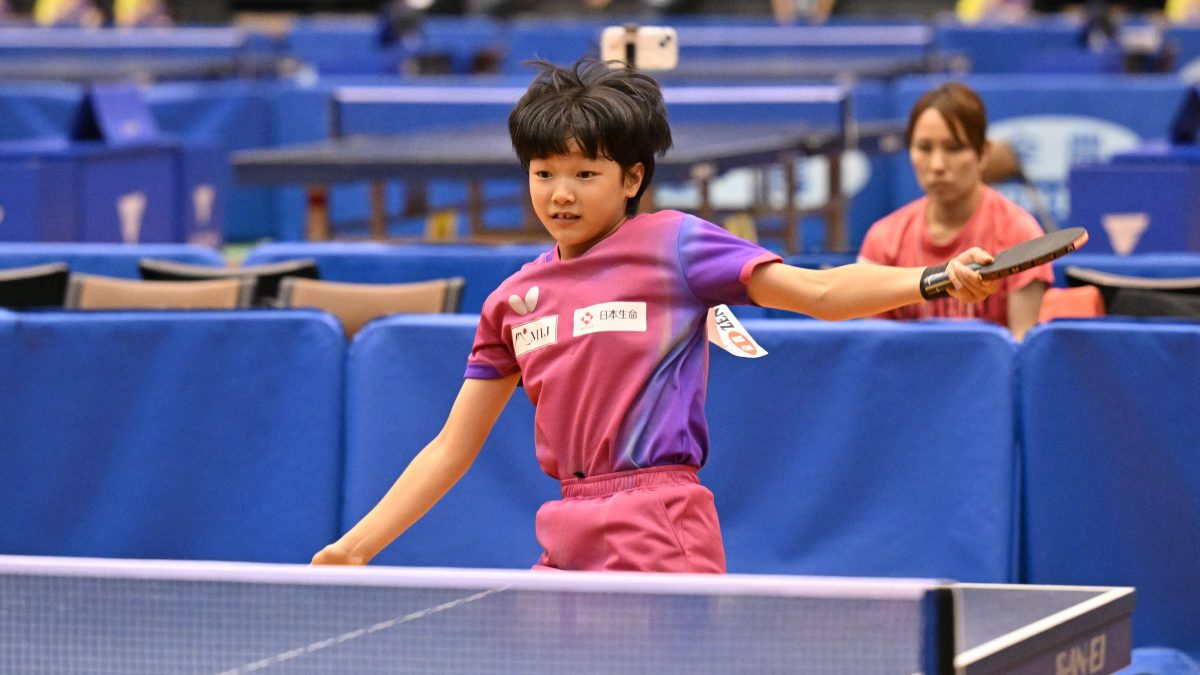 松島美空、鈴木希華、榎本和奏らが準々決勝進出＜卓球・全農杯全日本ホカバ2025・ホープス女子1～3回戦＞