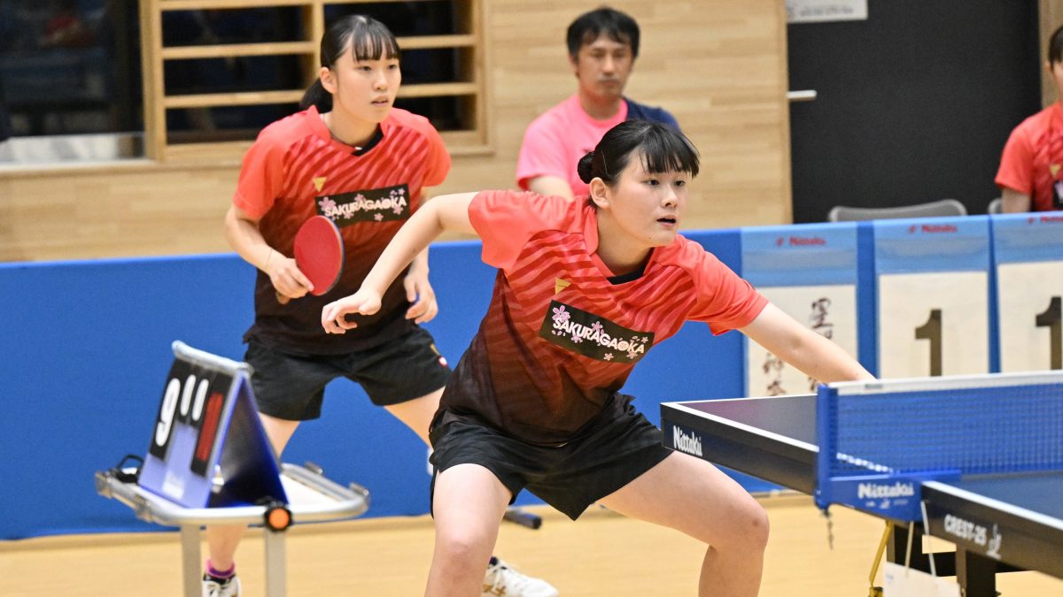 学校対抗は16強が決定　2日目には女子ダブルスが開始＜卓球・インターハイ2025＞