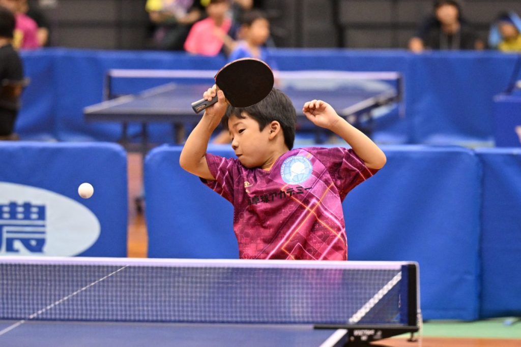 写真：由比大雅（関西卓球アカデミー/大阪）/撮影：ラリーズ編集部