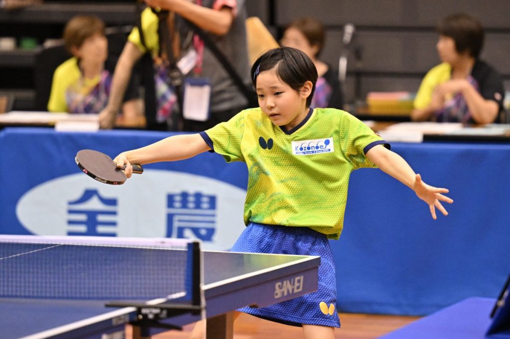 写真：小園江静香（こぞのえ卓球/福岡）/撮影：ラリーズ編集部