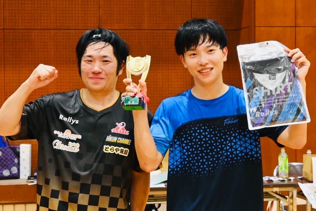 写真：市岡大夢選手/撮影：ラリーズ編集部