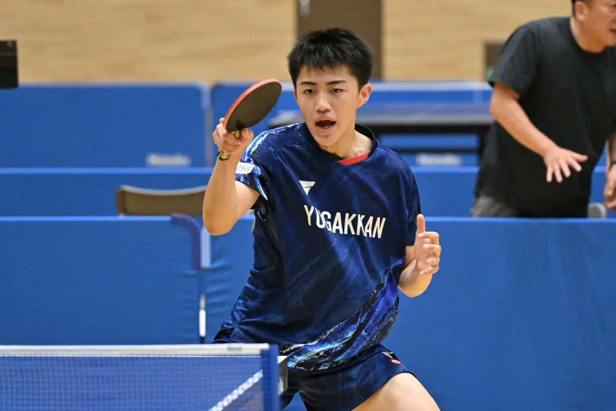 初優勝狙う地元の野田学園、白子を破り準決勝進出＜卓球・インターハイ