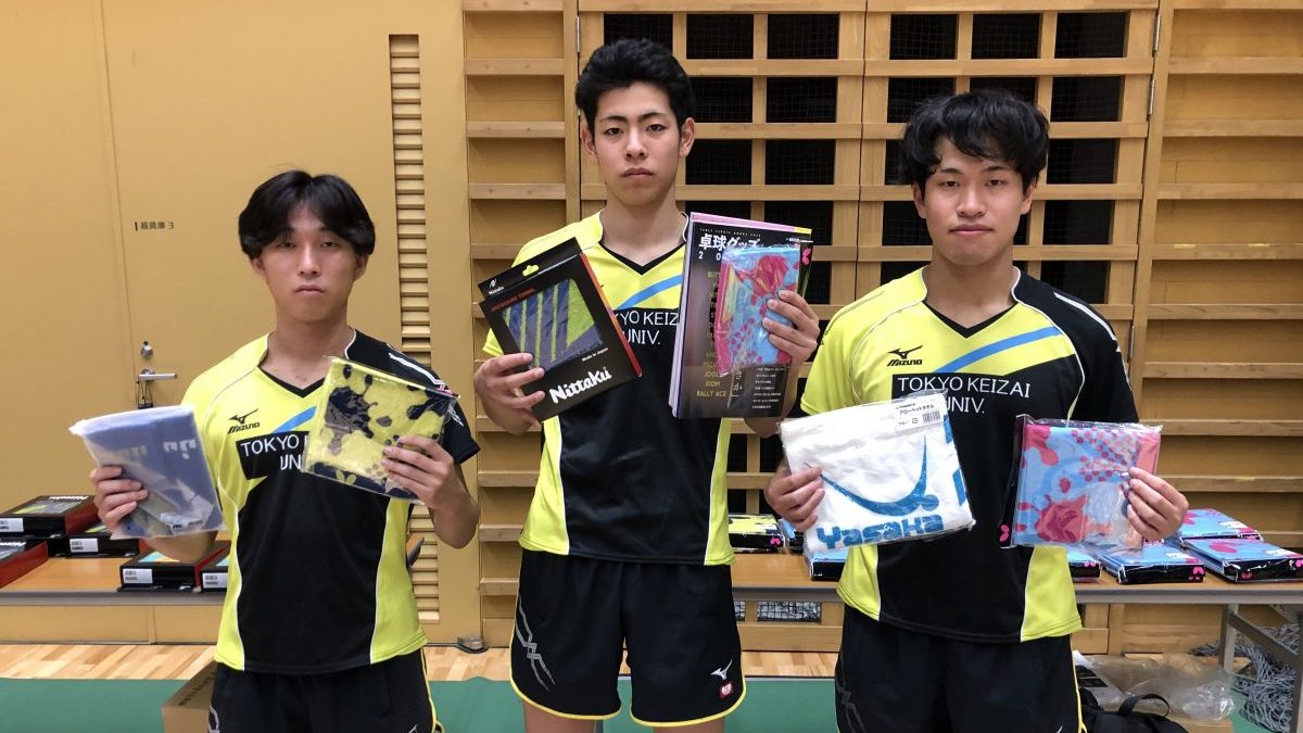 東京経済大学4チームがAブロックへ進出決定＜第17回 関東学生卓球チームカップB・Cブロック＞