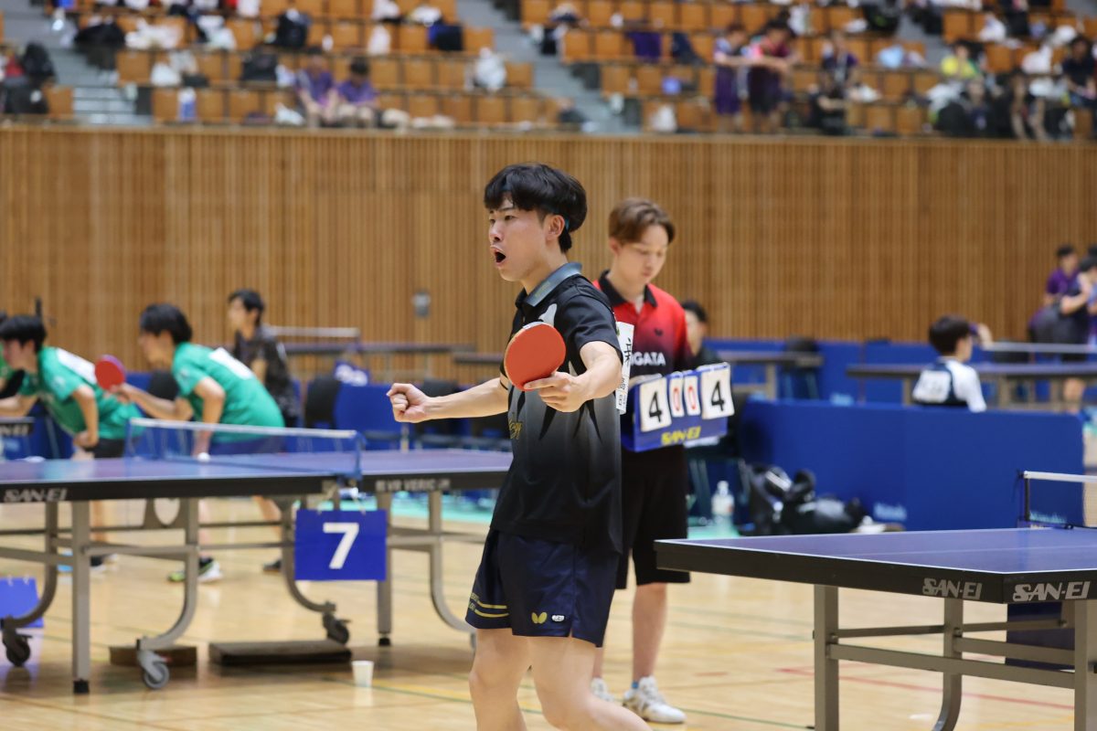 写真：4番で勝利した新開大志（高知工科大学）/撮影：ラリーズ編集部