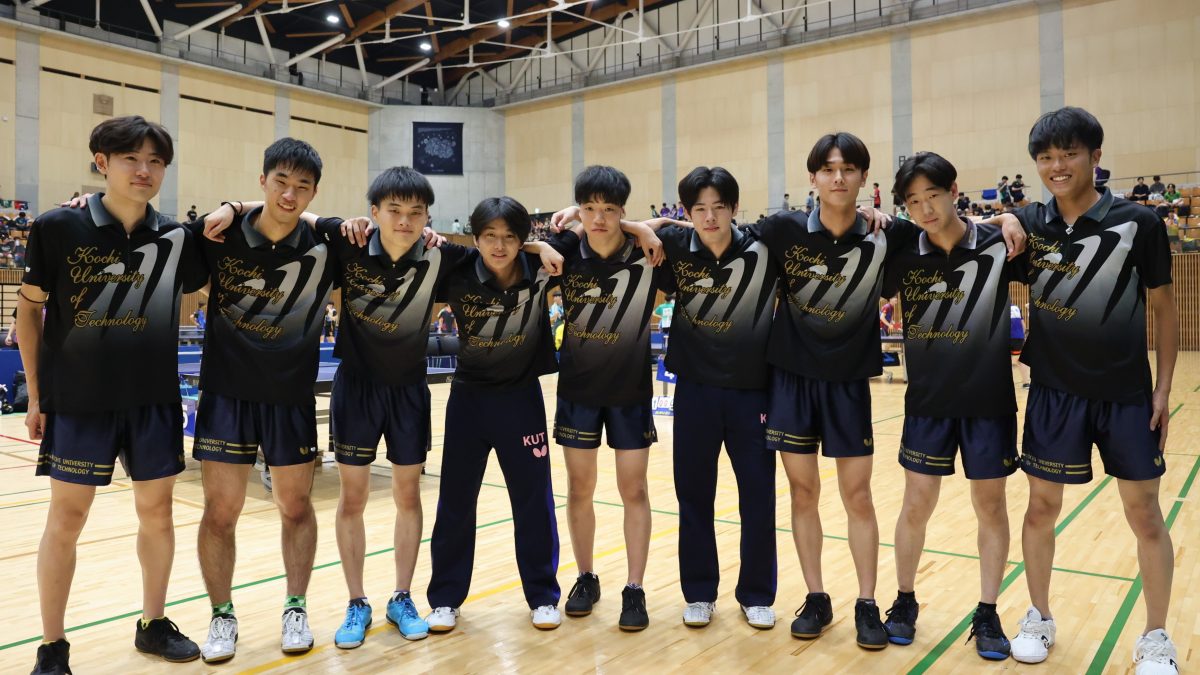高知工科大学が7連覇　決勝は大逆転で新潟大学下す＜第65回全国国公立大学卓球大会・男子学校対抗＞
