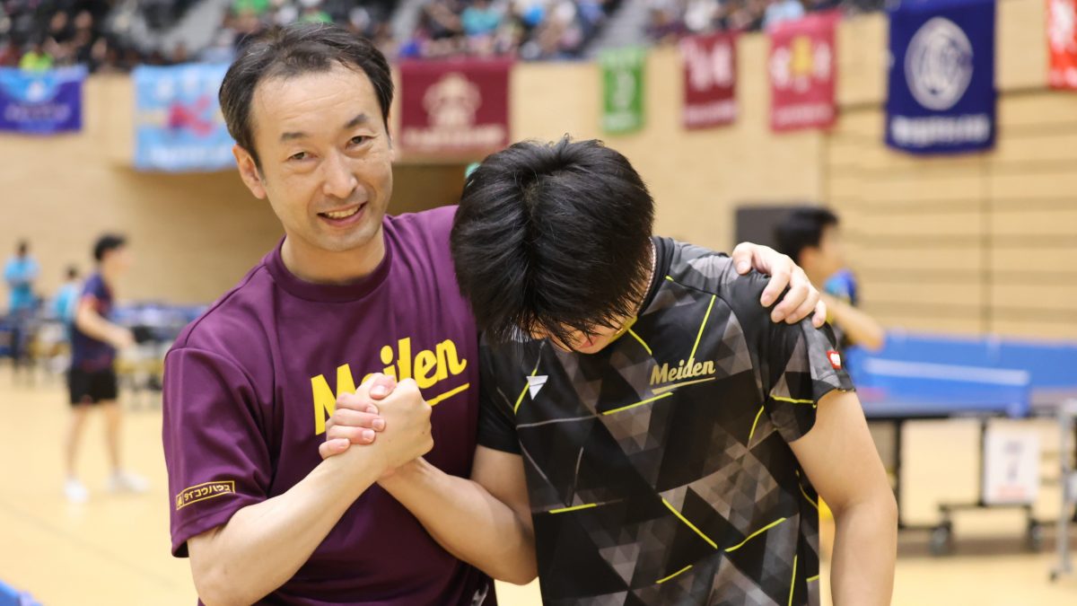 新記録V9ならず　愛工大名電・今枝一郎監督「自分の夢に乗っかってくれてありがとうな」＜卓球・インターハイ2025＞