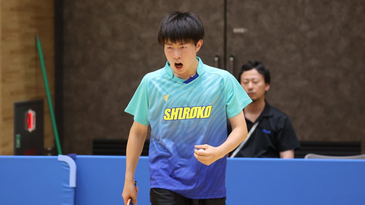 白子・北村悠貴が2年ぶりのベスト8　1年生が5人準々決勝へ＜卓球・インターハイ2025/男子シングルス5回戦＞
