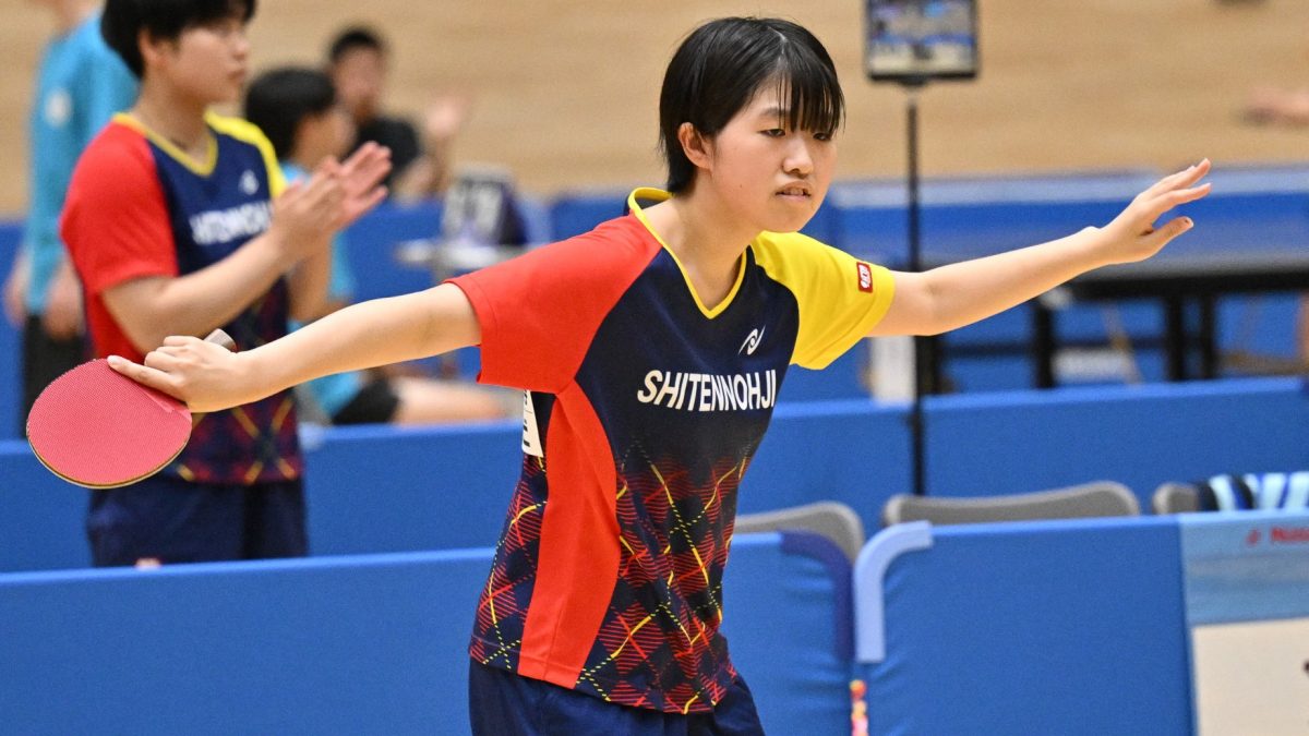 四天王寺が1ゲームも落とさない快勝で決勝進出　星槎横浜は山陽学園下す＜卓球・インターハイ2025/女子学校対抗準決勝＞