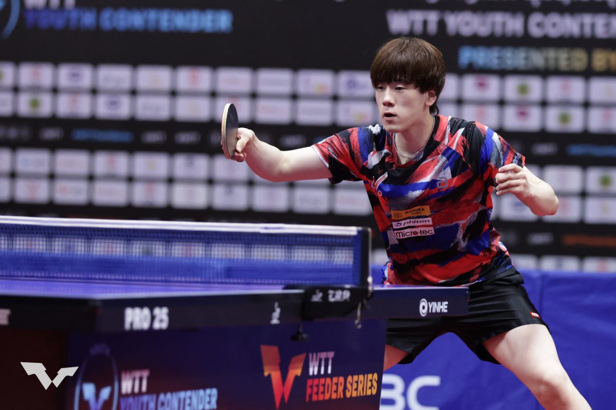 写真：吉山僚一（日本大）/提供：WTT