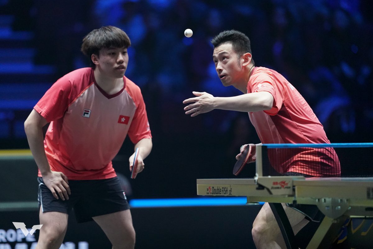 写真：黄鎮廷（ウォンチュンティン）/陳顥樺（チャンバルドウィン・中国香港）/提供：WTT