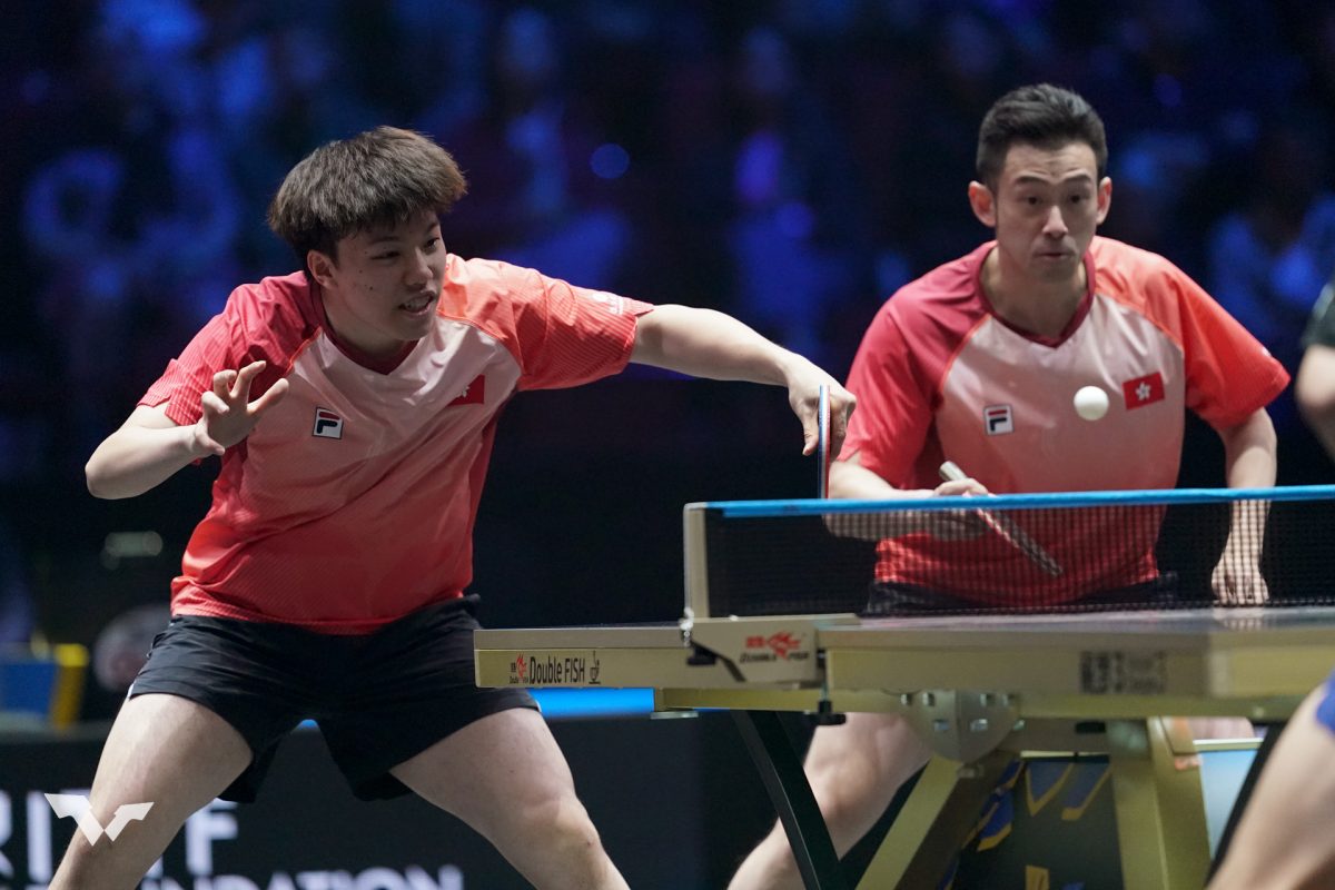 写真：黄鎮廷（ウォンチュンティン）/陳顥樺（チャンバルドウィン）/提供：WTT