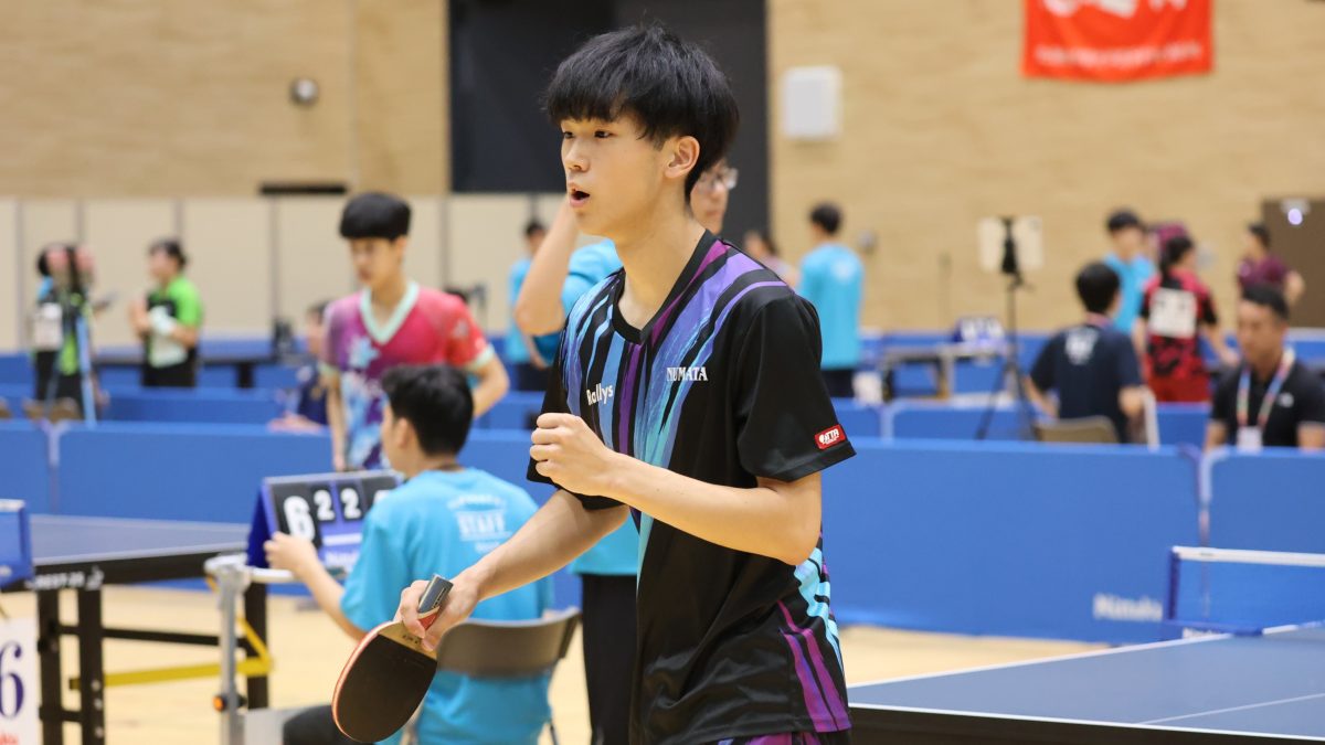 沼田・長尾咲陽人、野田学園・中野琥珀らが3回戦進出＜卓球・インターハイ2025/男子シングルス2回戦②＞