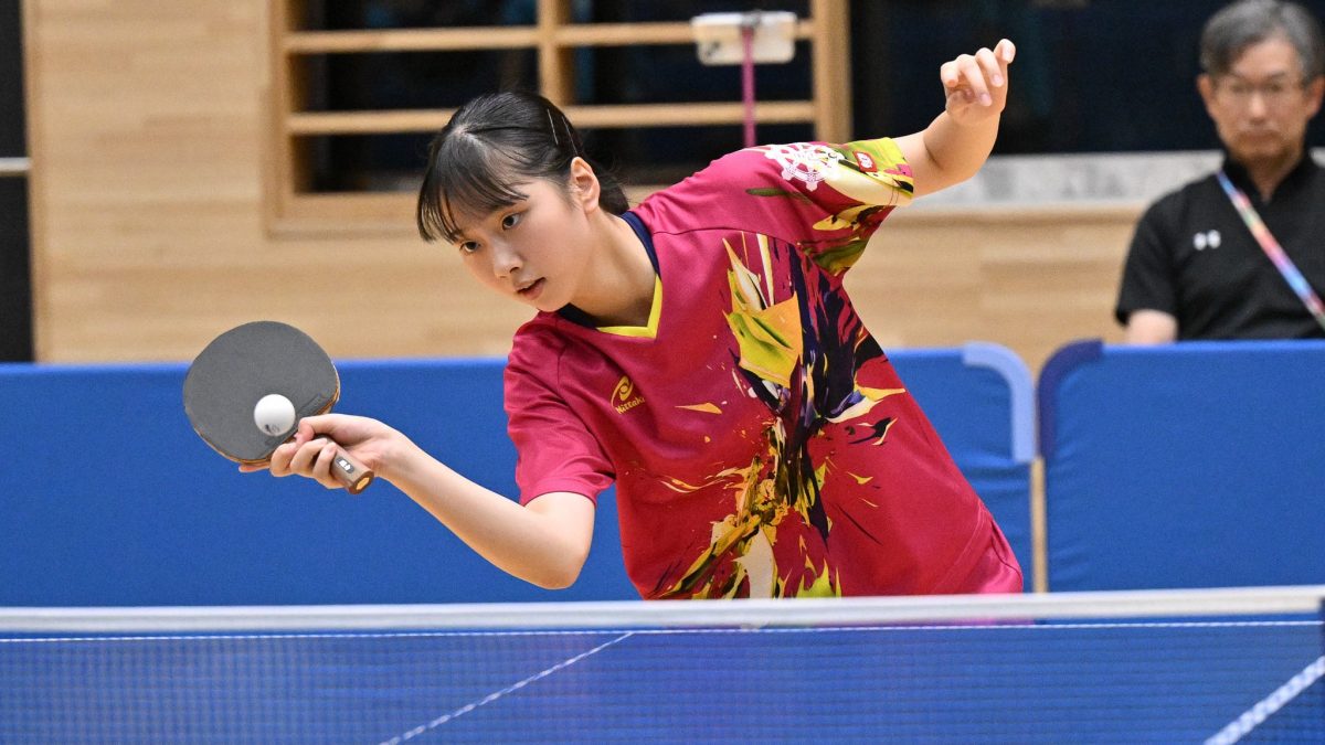 駒大苫小牧・高橋美羽が逆転勝利で8強入り＜卓球・インターハイ2025/女子シングルス5回戦＞
