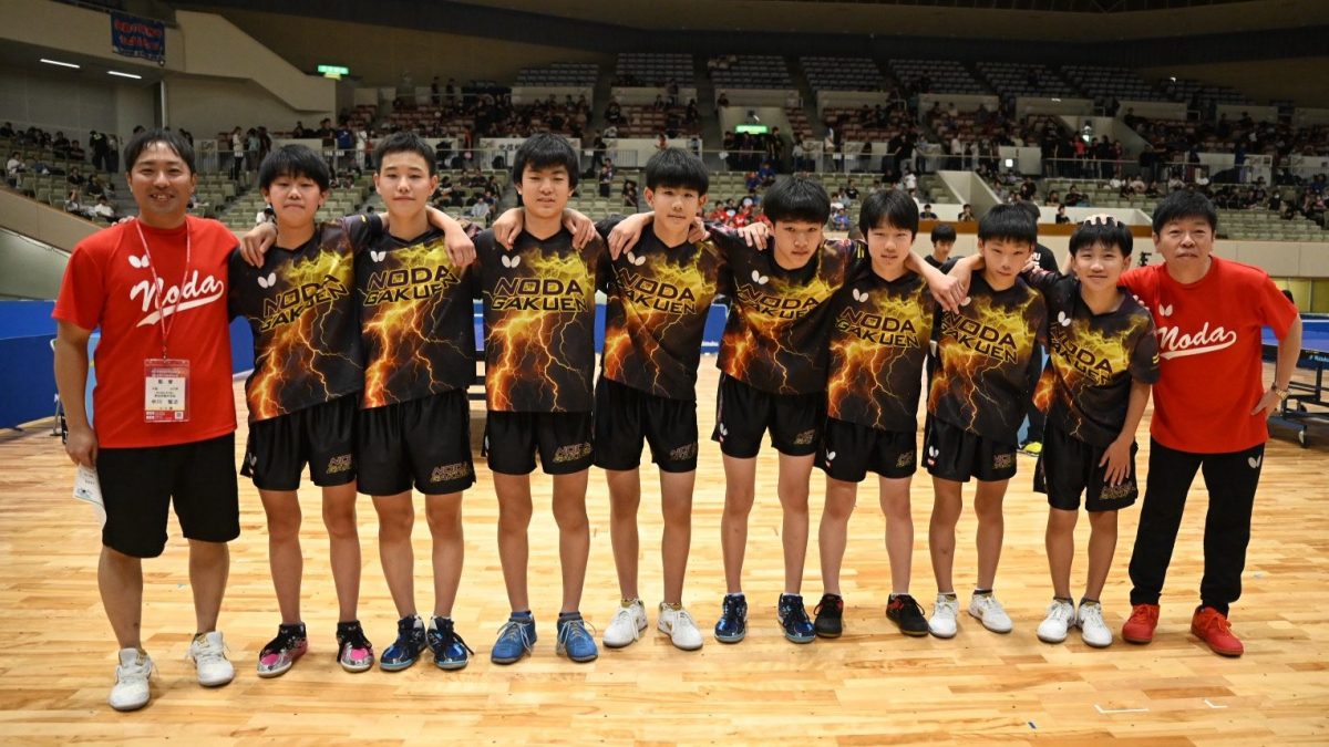 野田学園が3年ぶりの優勝　愛工大名電下した中間東を撃破＜第56回全国中学校卓球大会・男子団体＞