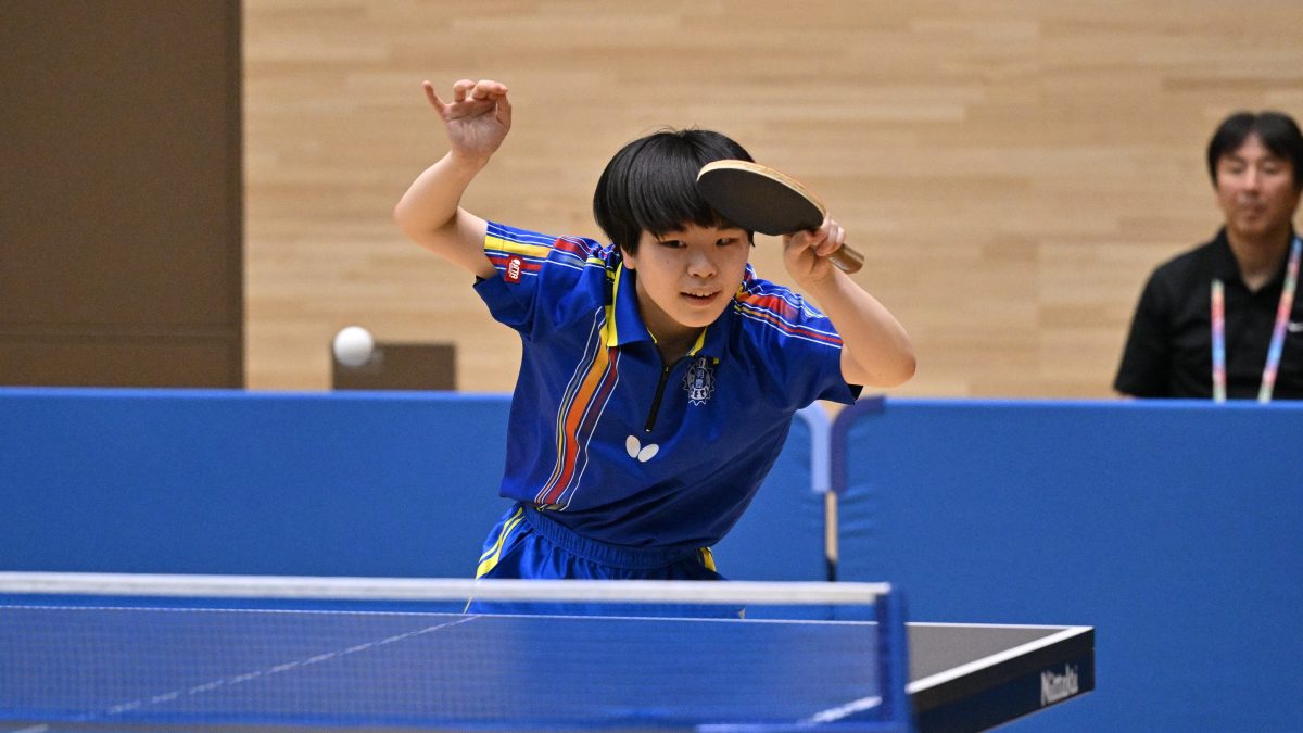 明豊・阿部愛未、四天王寺・髙森愛央らが3回戦へ＜卓球・インターハイ2025/女子シングルス2回戦②＞