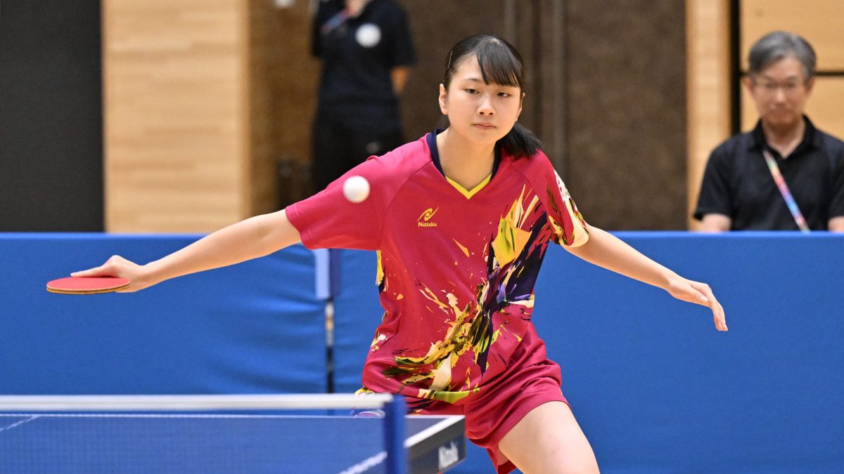 駒大苫小牧・高橋美羽「来年のインターハイも楽しみ」大橋宏朗監督「熱い青春の1ページに入れたことは幸せでした」＜卓球・インターハイ2025＞