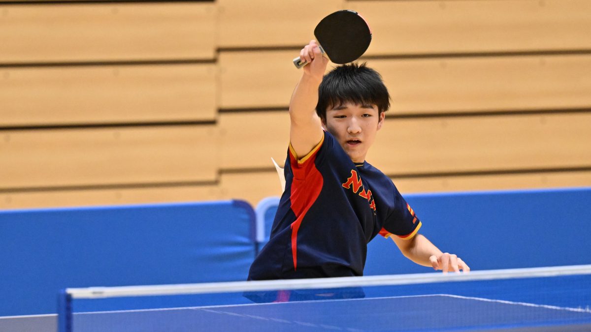 野田学園の学校対抗初優勝を決めた中野琥珀「負けてもいいから自分のプレーをしようと」＜卓球・インターハイ2025＞