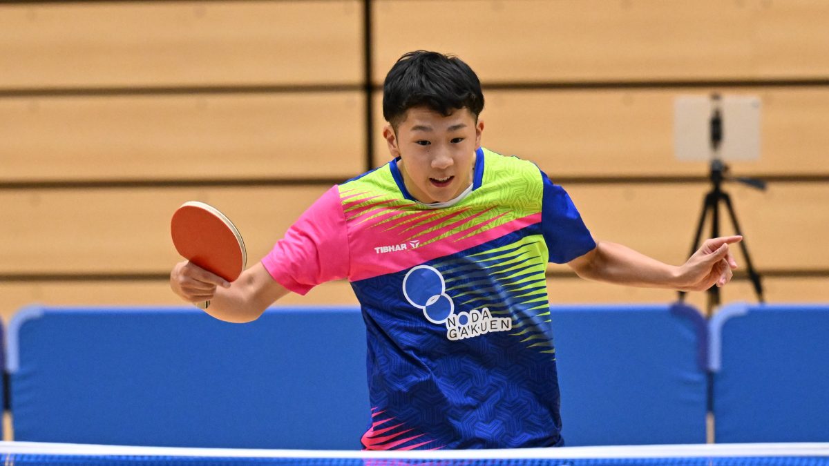 1年生で学校対抗優勝＆シングルス8強の島田翼「学校対抗は3連覇を目指したい」＜卓球・インターハイ2025＞