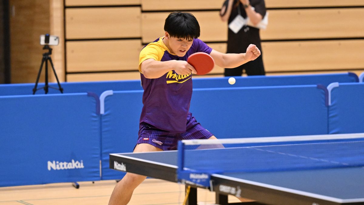 愛工大名電・面田知己、名電の意地を見せた3位入賞「歴代のキャプテンができなかったことを経験できた」＜卓球・インターハイ2025＞