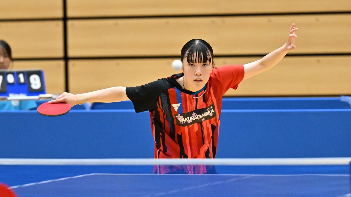 最後のインハイで価値ある準優勝　桜丘・山室早矢「努力が結果に結びついたのが本当に嬉しかった」＜卓球・インターハイ2025＞