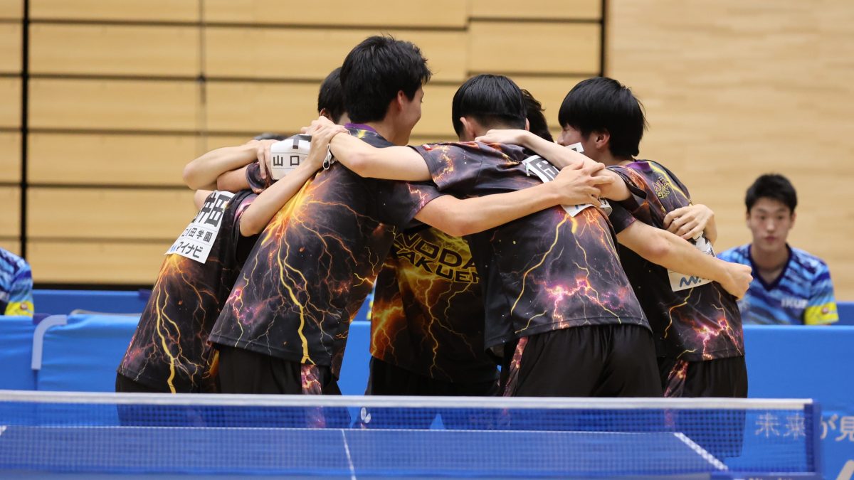 写真：優勝後の野田学園/撮影：ラリーズ編集部