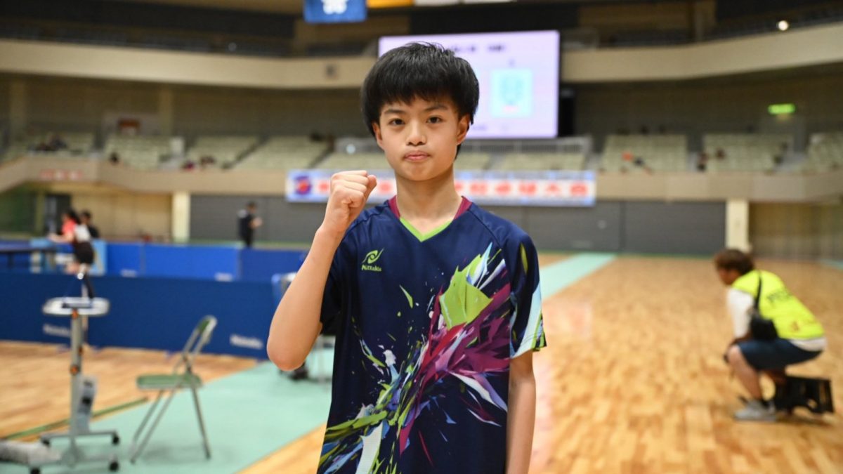 星槎中・大野颯真が男子シングルス初V「何か月も前から優勝したいと思っていた」＜第56回全国中学校卓球大会・男子シングルス＞