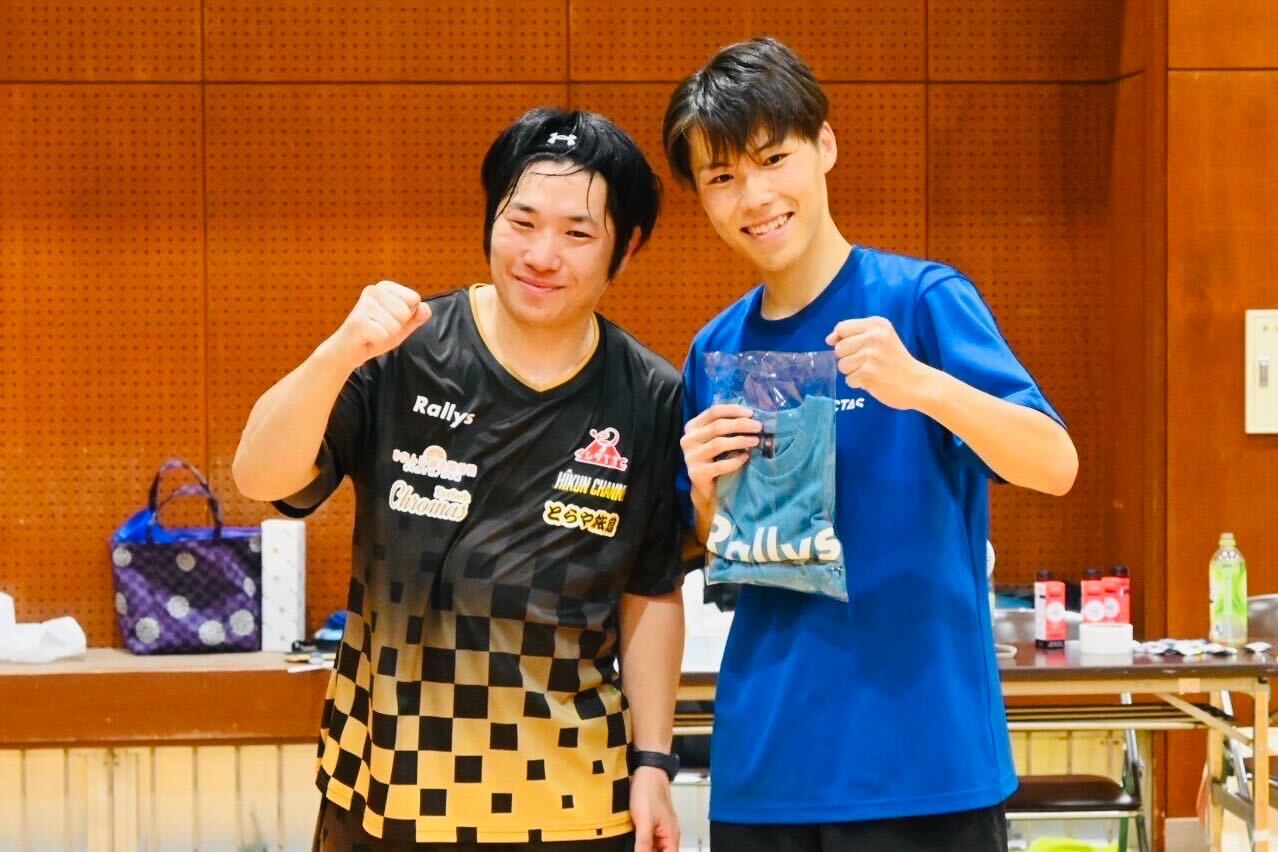 写真：山本洸太選手/撮影：ラリーズ編集部