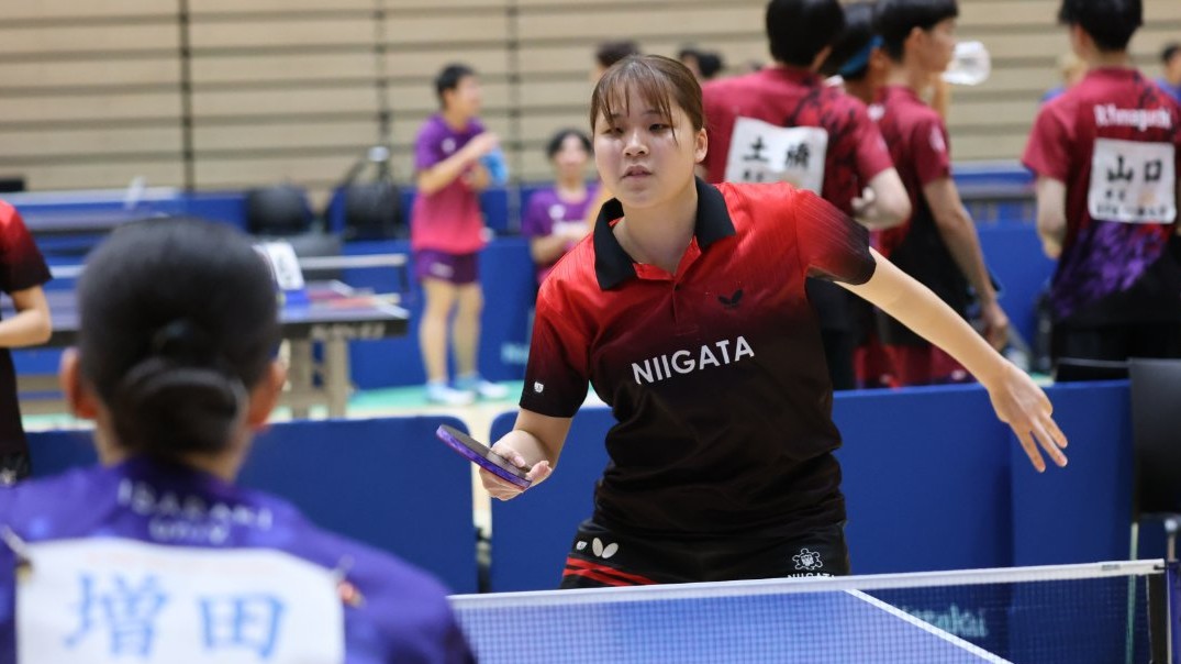 女子学校対抗予選終了　高知工科大学、新潟大学など強豪が決勝トーナメントへ＜第65回全国国公立大学卓球大会＞