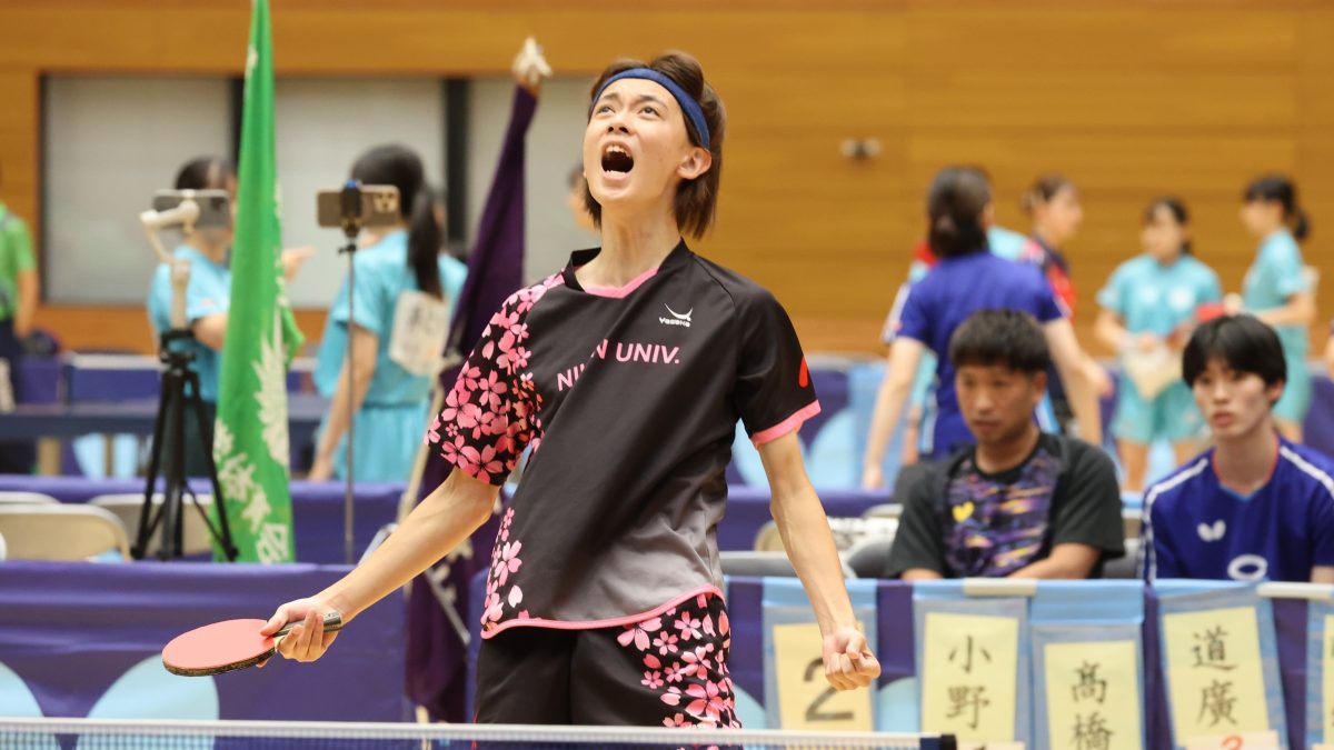男子は日本大が3連勝　女子は5校が2勝1敗で並び全勝不在の大混戦に＜2025年秋季関東学生卓球リーグ・男女1部2部第3戦＞