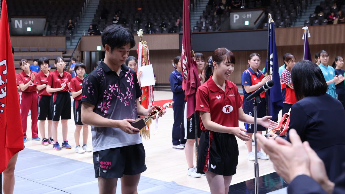 シングルス6勝以上の高勝率が男子9人、女子4人【2025年秋季関東学生卓球リーグ男女1部トピックス3選】