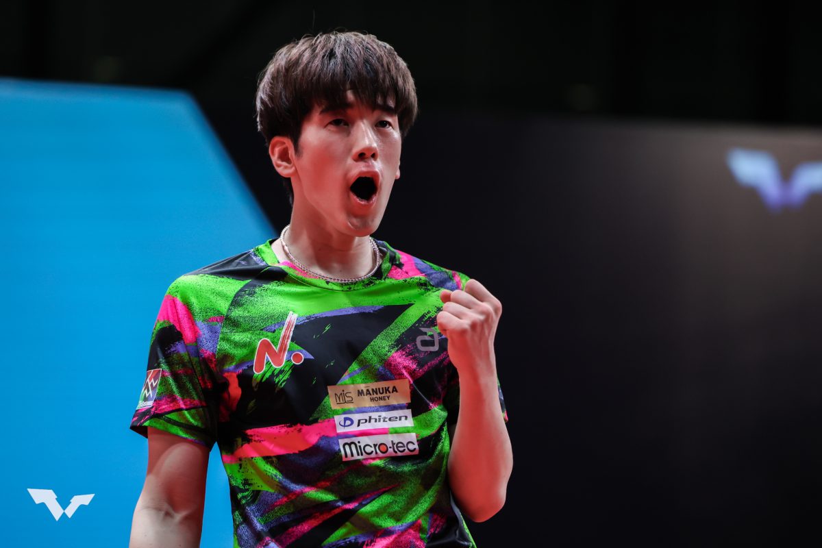 写真：吉山僚一（日本大）/提供：WTT