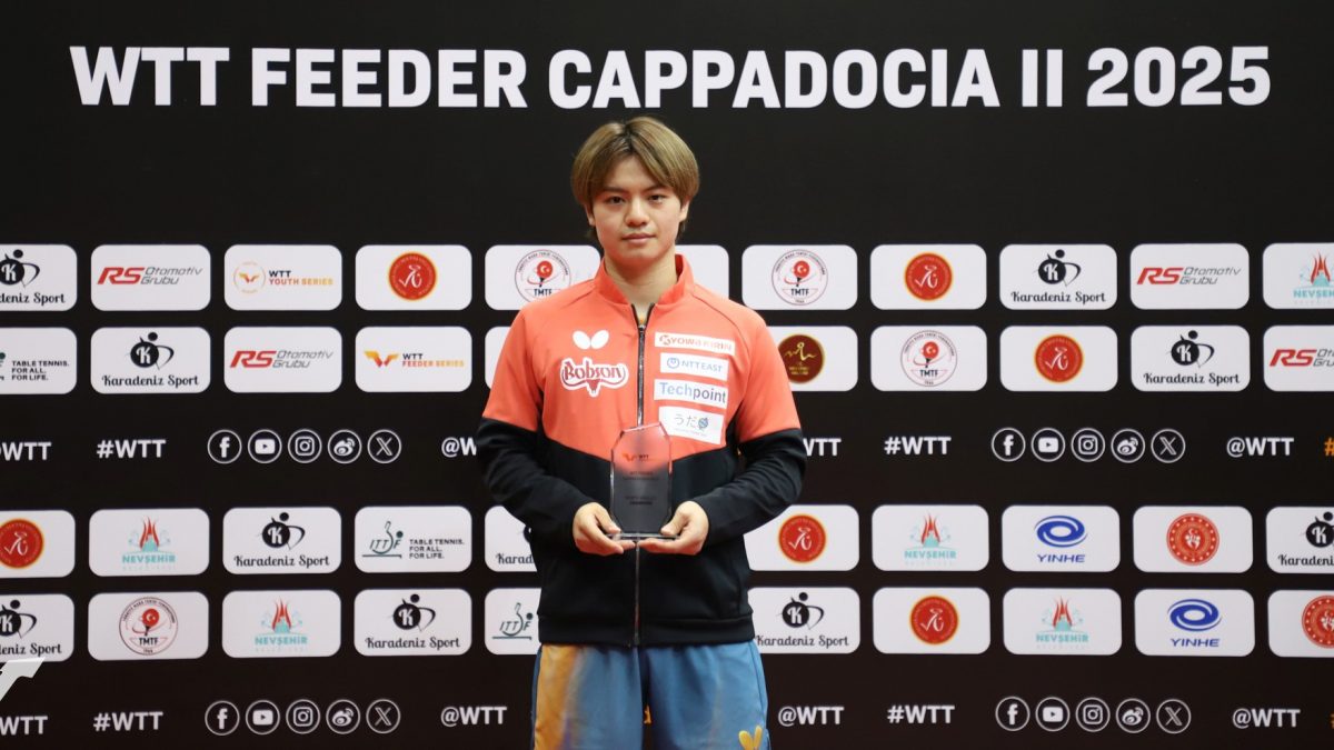宇田幸矢がWTTシングルス初制覇　日本勢が全種目を制覇【卓球・WTTフィーダーカッパドキアⅡ2025トピックス3選】