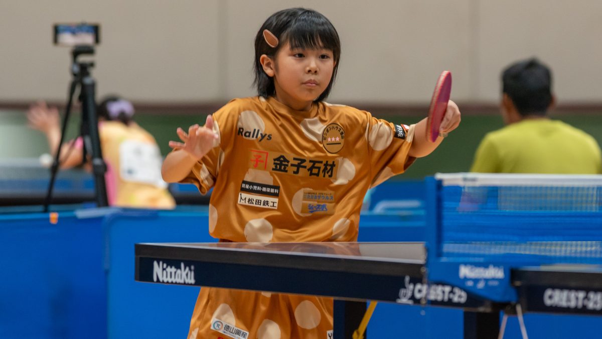 西見穂香が女子カブ2連覇　三宅直斗が男子ホープス優勝＜アイ工務店 テレQ全国オープン小学生卓球チャレンジ2025＞