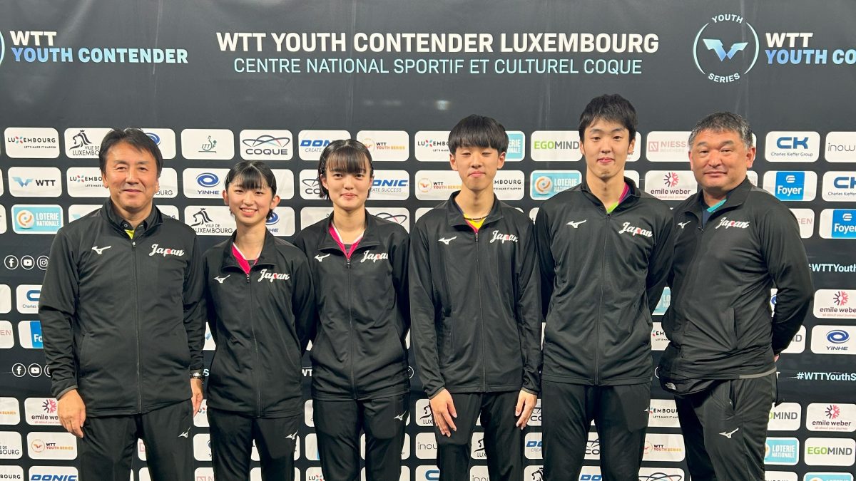 U19で育英高・谷本拓海と希望が丘高・森駿登がワンツーフィニッシュ　横浜隼人高・島村果怜は準V＜卓球・WTTユースコンテンダールクセンブルク2025＞