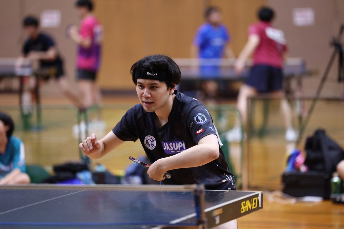写真：太田輝選手（青嵐クラブ）/撮影：ラリーズ編集部